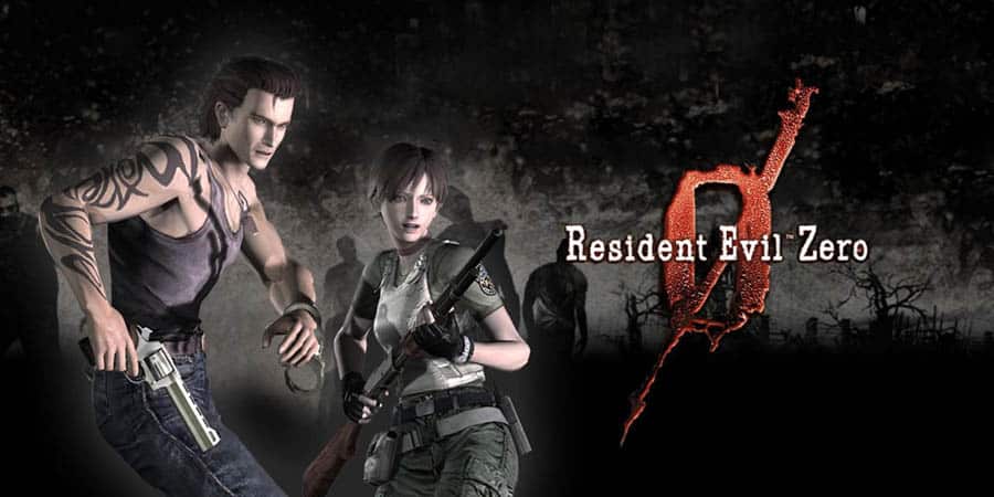 The Official Picture of Resident Evil Zero with its characters, One of best zombie games for switch.