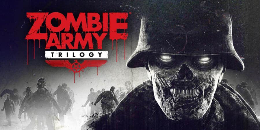 The Official Picture of Zombie Army Trilogy, One of best zombie games for switch.