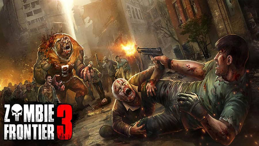 The Official Picture of Zombie Frontier 3 with its character, One of best zombie games on chromebook.