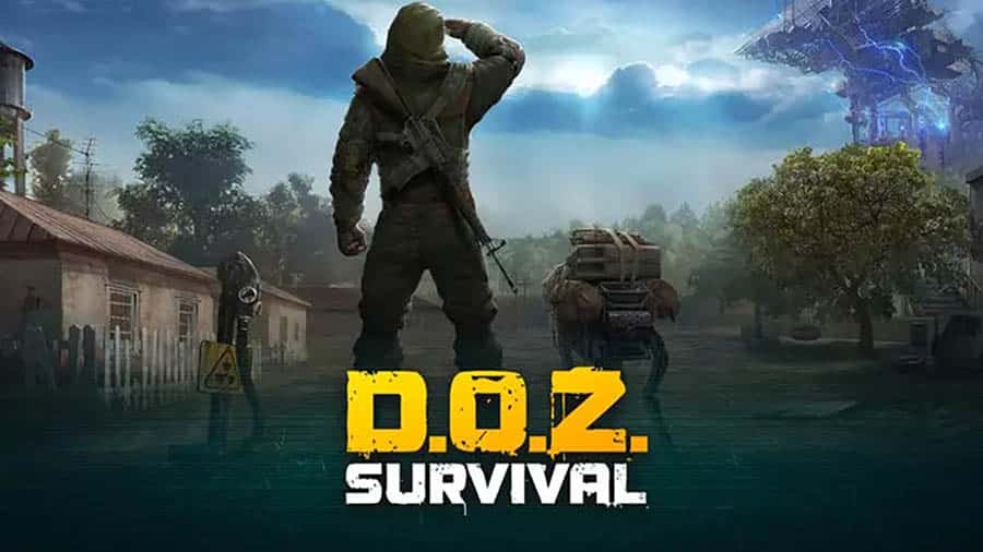 The Official Picture of Dawn of Zombies: Survival with its character, One of best zombie games on ios.