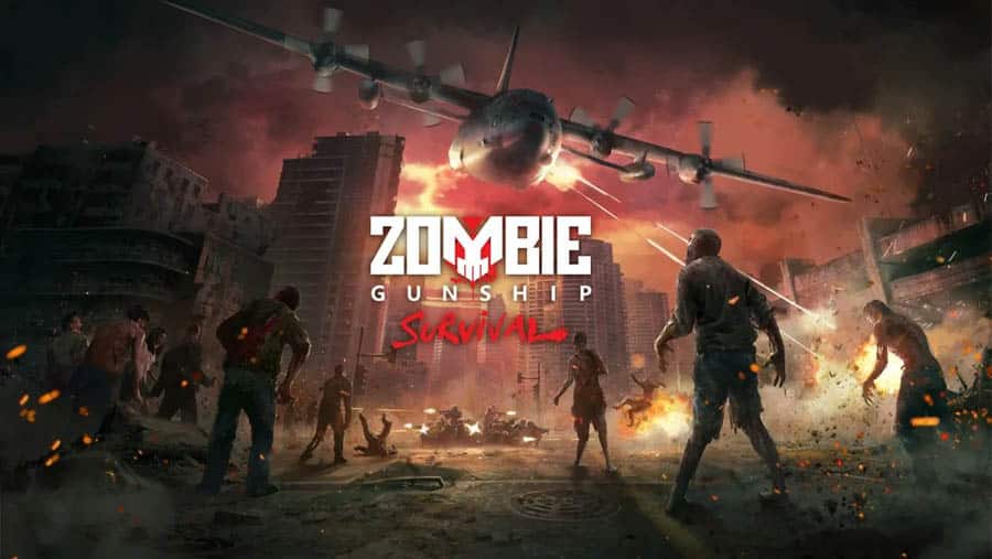 The Official Picture of Zombie Gunship Survival, One of best zombie games on ios.