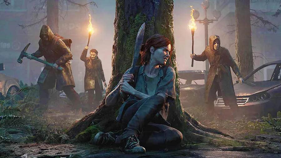 The Official Picture of The Last of Us Part II with Ellie, One of best zombie games on pc.