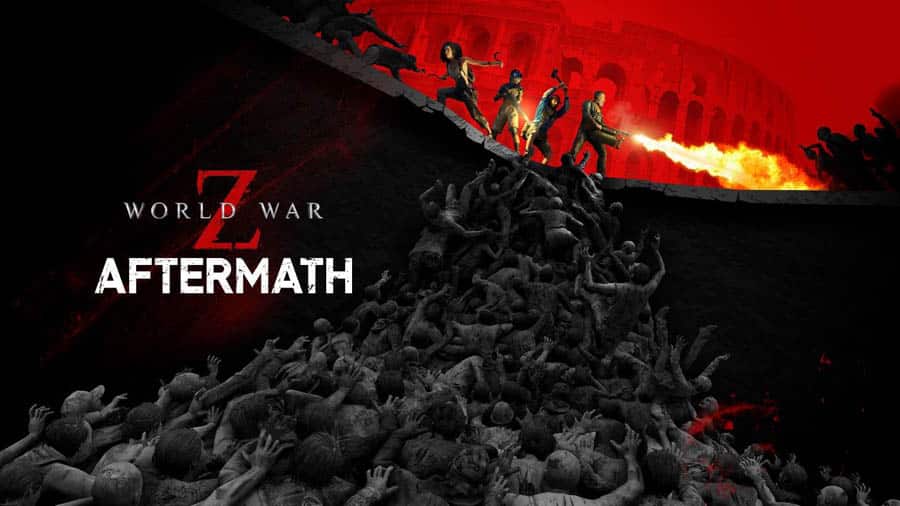 The Official Picture of World War Z: Aftermath with its characters, One of best zombie games on ps5.