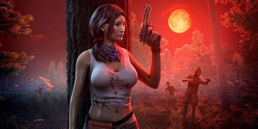 The Official Picture of 7 Days to Die with its character, One of best zombie games on ps5.