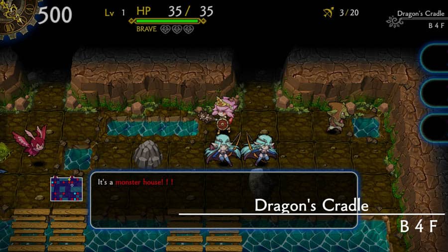 A picture of DragonFangZ, one of the best dungeon crawler games for switch.