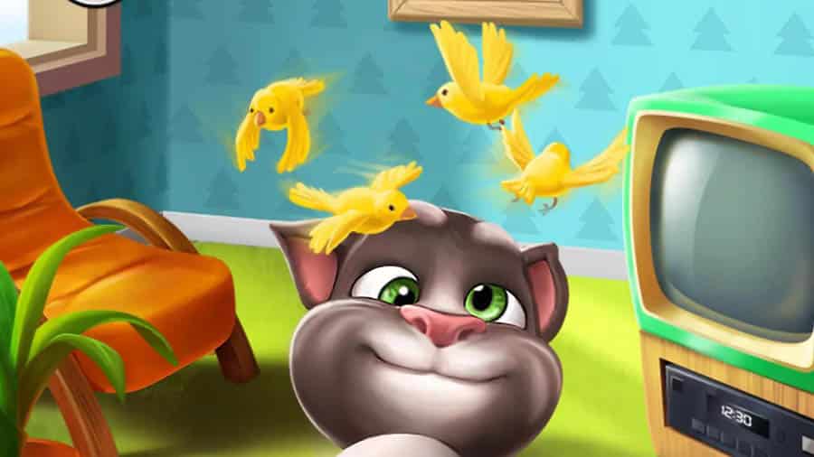 The Official Picture of My Talking Tom with its character, One of most downloaded games in google play store.