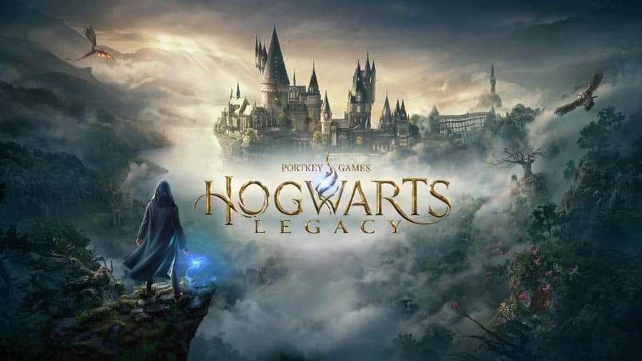 The Official Picture of Hogwarts Legacy with its character, One of popular games on youtube.