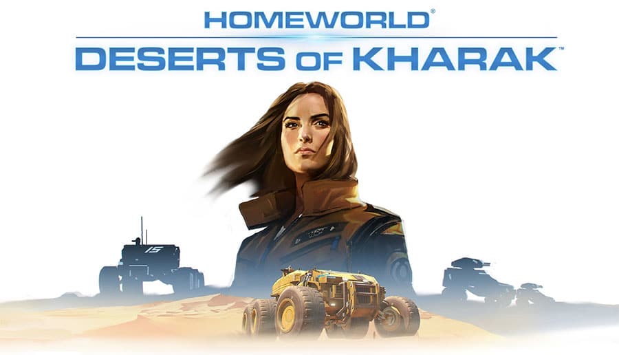 Official cover art of Homeworld: Deserts of Kharak.