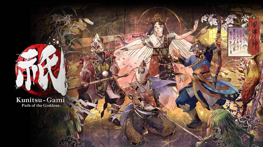 The Official Picture of Kunitsu-Gami: Path of the Goddess with its characters, One of upcoming triple a games xbox.