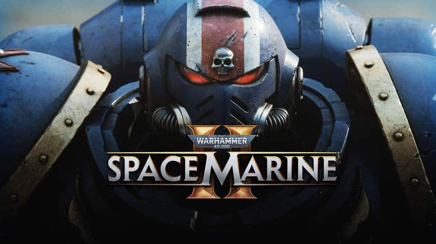 The Official Picture of Warhammer 40,000: Space Marine 2 with its character, One of upcoming triple a games xbox.