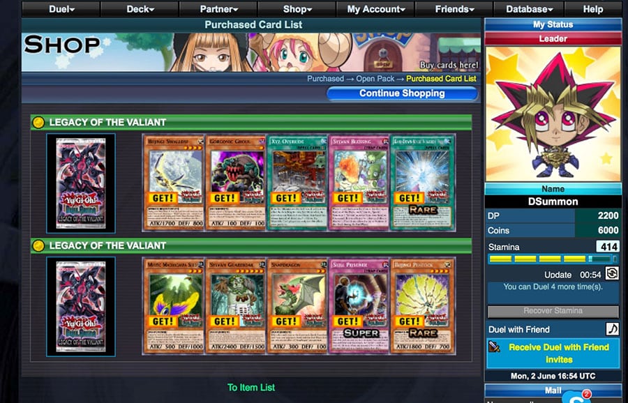 One of the posters of the game, showing the characters and cards.