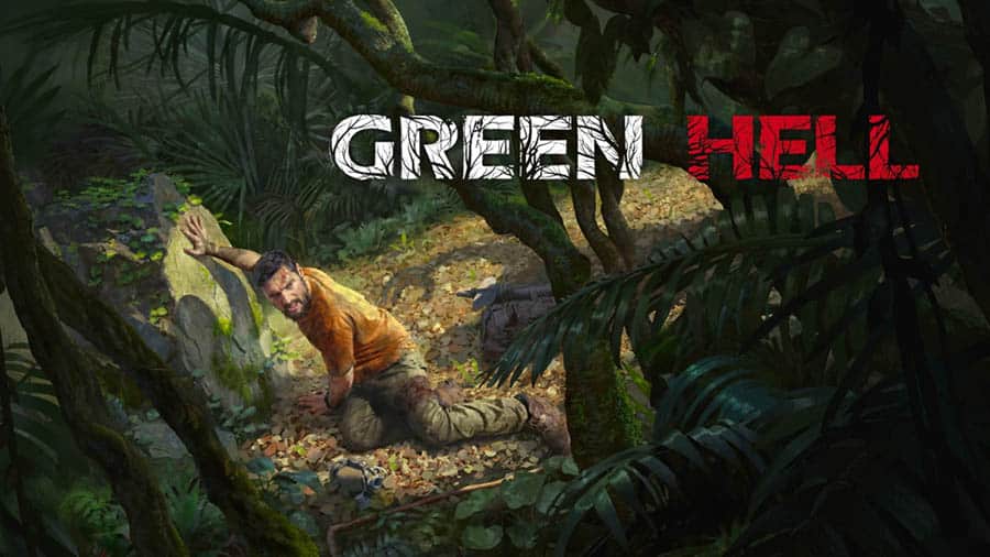 The Official Picture of Green Hell with its character, One of best forest survival games for pc.