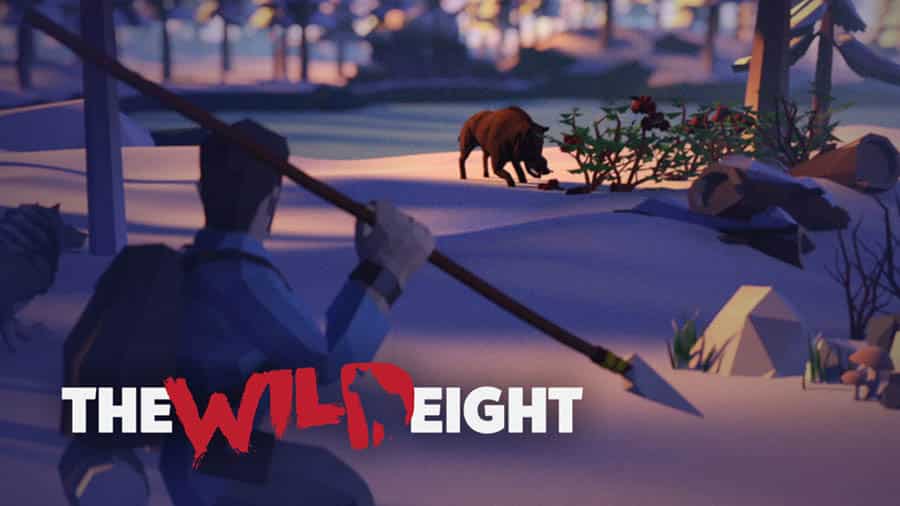 The Official Picture of The Wild Eight with its character, One of best forest survival games for pc.