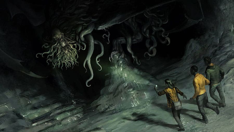 One of the pictures of Call of Cthulhu.