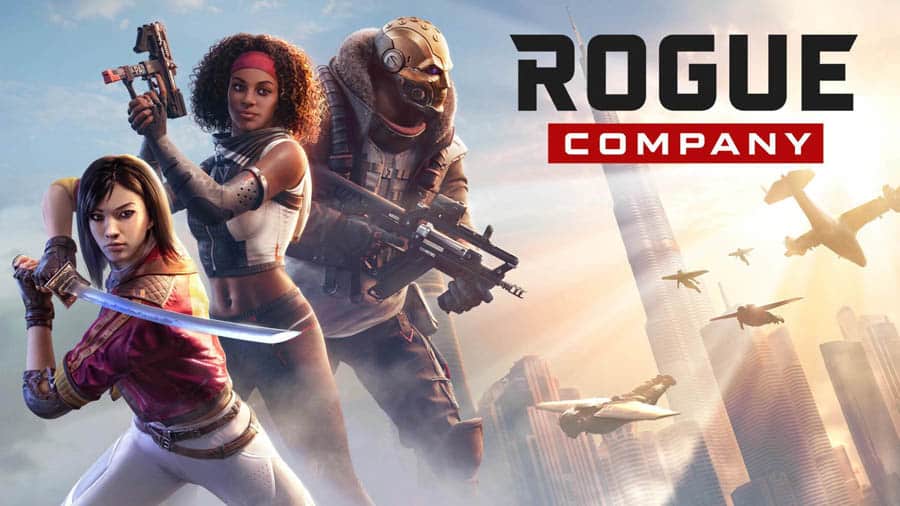 The Official Picture of Rogue Company with its characters, One of best battle royale games for Switch.