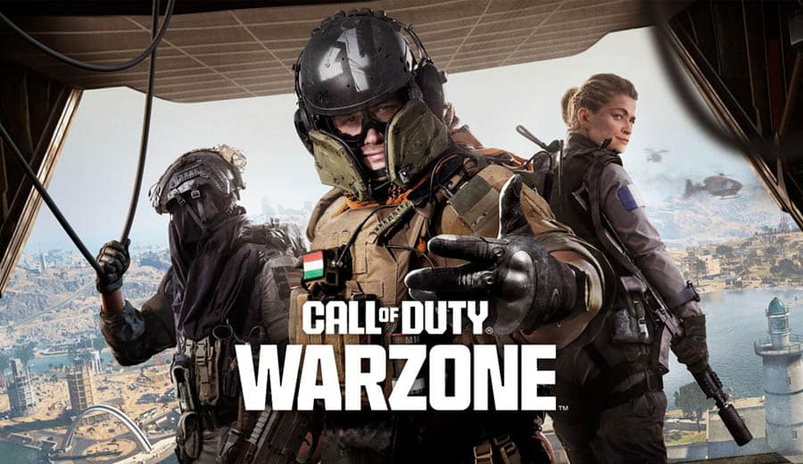 The Official Picture of Call of Duty: Warzone with its characters, One of Best Battle Royale games for Steam.