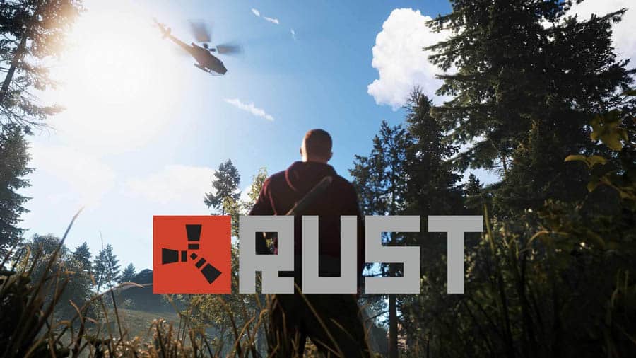 The Official Picture of Rust with its character, One of the Best Battle Royale games for Steam.