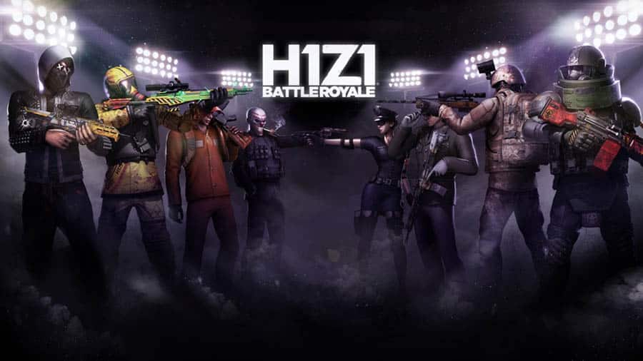 The Official Picture of Z1 Battle Royale with its characters, One of the Best Battle Royale games for Steam.