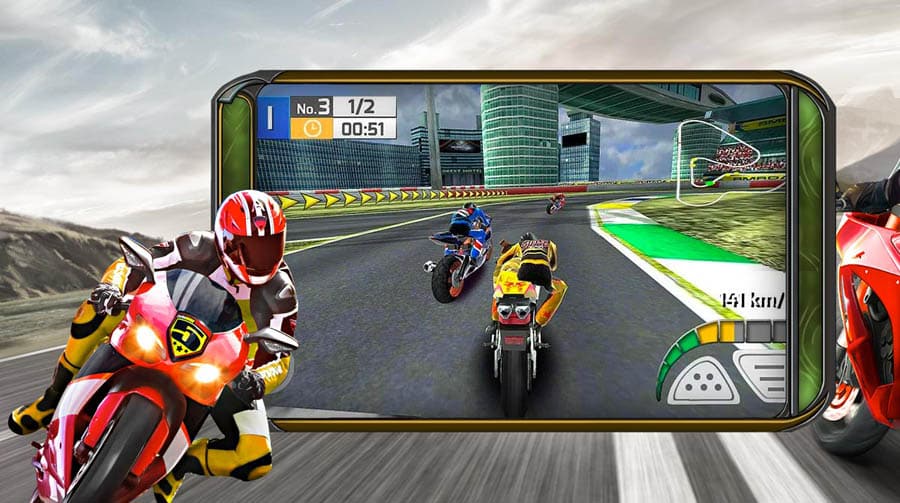 A picture of Real Bike Racing, one of the best bike games for Android.