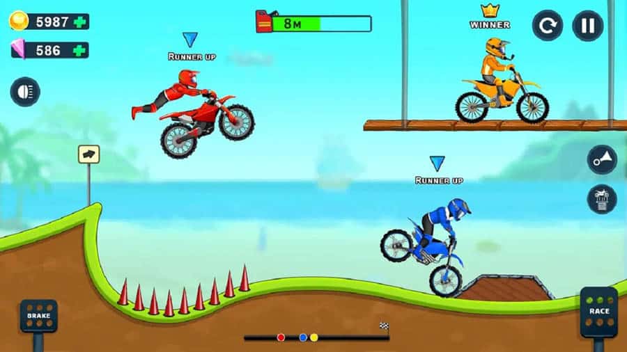 A picture of Bike Race Free: Motorcycle Game.