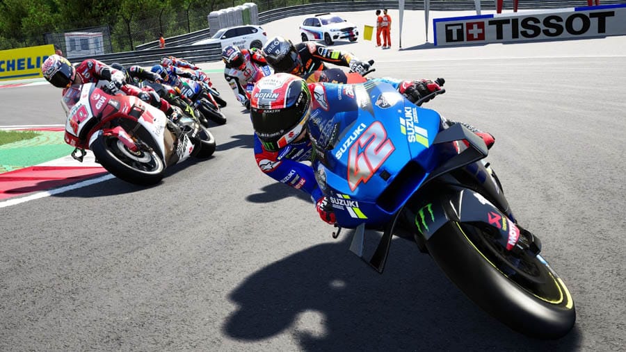 A picture of MotoGP Racing’22, one of the best bike games for Android.