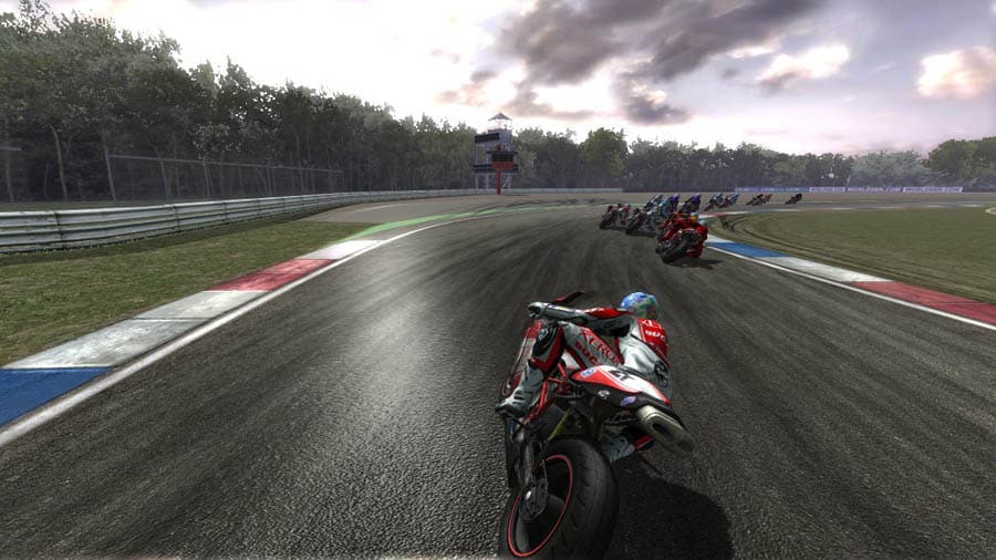 An official wallpaper of SBK16, one of the best bike games for iPhone.