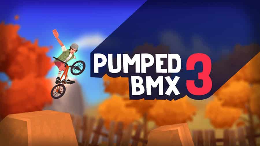 The official cover of Pumped BMX 3, one of the best bike games for iPhone.