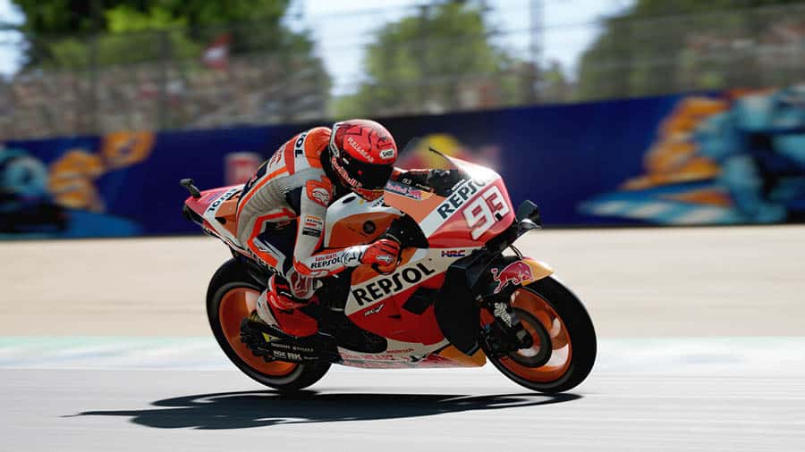 A picture of MotoGP 21, one of the best bike games for Nintendo Switch.