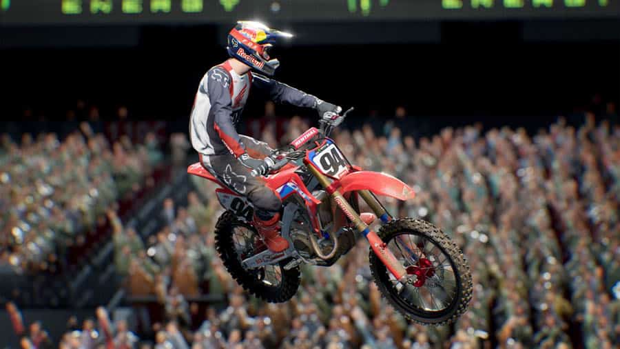 An official picture of Monster Energy Supercross 4.