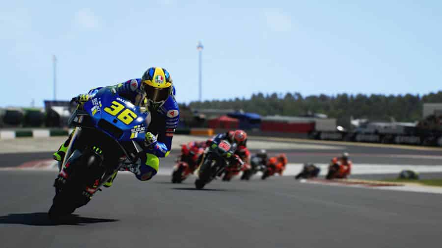 A picture of MotoGP 21, one of the best bike games on Steam.