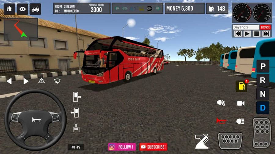 in game Picture of IDBS Bus Simulator, One of best bus simulator games for android.