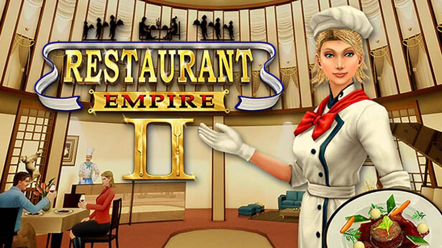 The Official Picture of Restaurant Empire II with its character, One of best cooking games for mac.