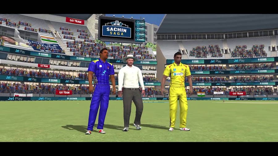 A picture of Sachin Saga Cricket Champions, one of the best cricket games for ios.