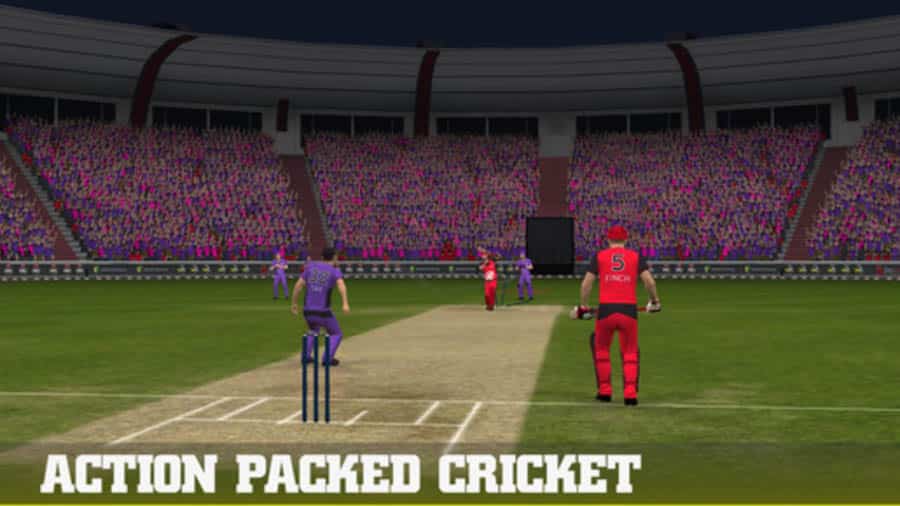 A picture of Big Bash Cricket, one of the best cricket games for ios.