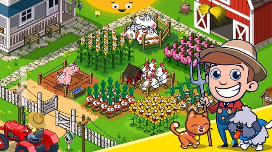 A picture of Idle Farming Empire, one of the best farming games for android.