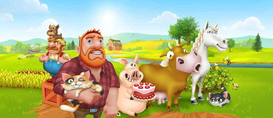 An official picture of Hay Day, one of the best farming games for chrombook.