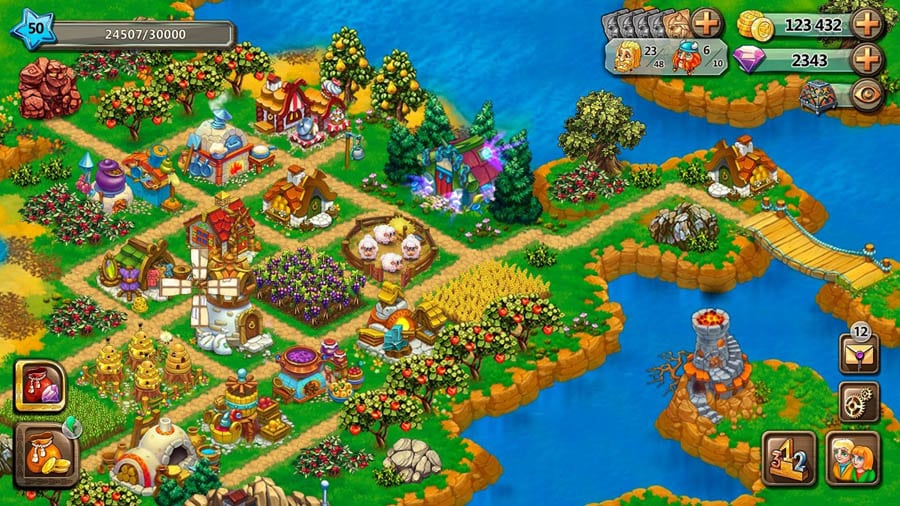 An official photo of Harvest Land, one of the best farming games for chrombook.