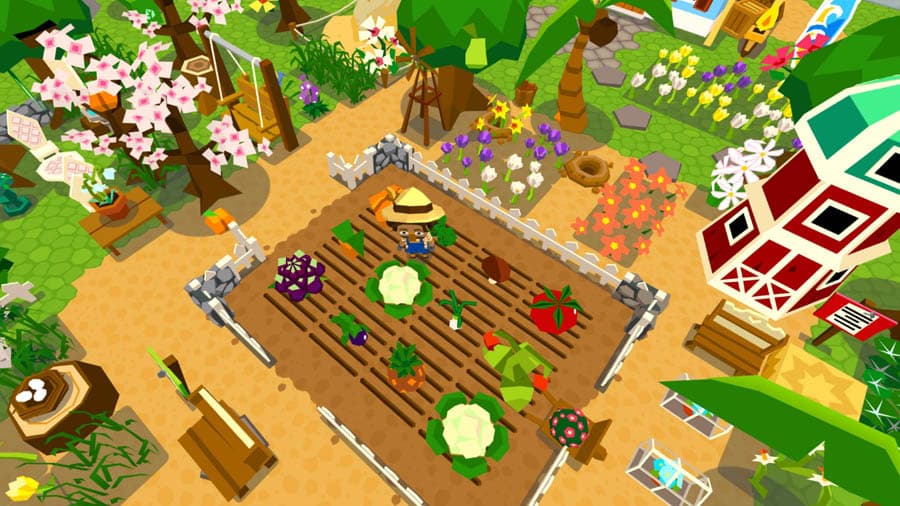 A wallpaper of Castaway Paradise, one of the best farming games for mac.