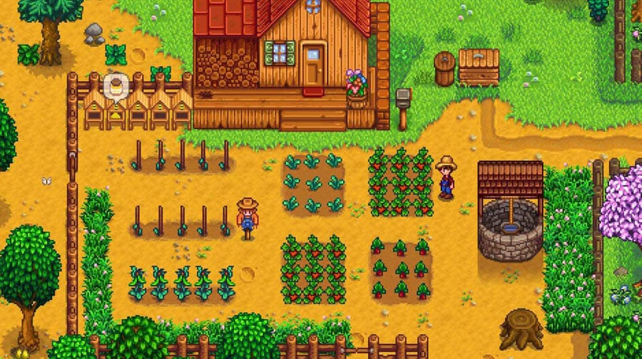 A picture of Stardew Valley, one of the best farming games for ps5.