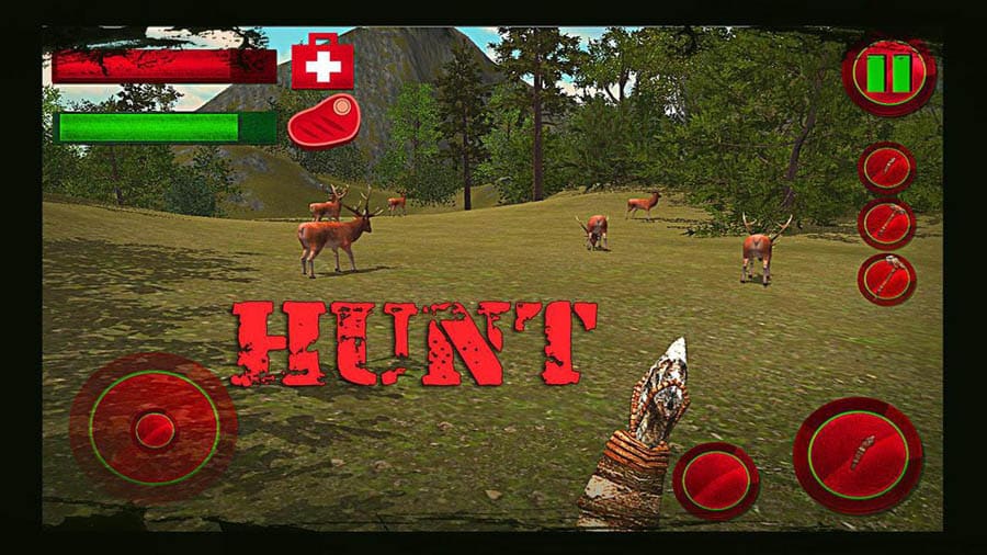 in game Picture of Forest Survival 3D, One of best forest survival games for android.