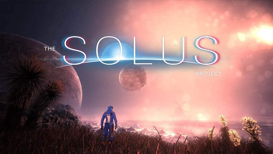 The Official Picture of The Solus Project with its character, One of best forest survival games for ps4.