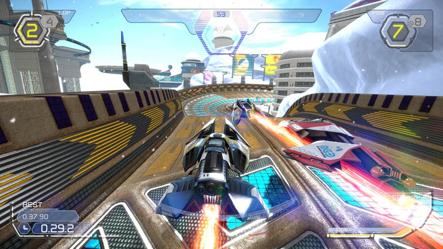 An official picture of Wipeout Omega Collection.