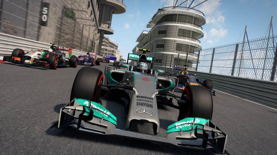 A picture of F1 2014, one of the best Formula 1 games for ps5.