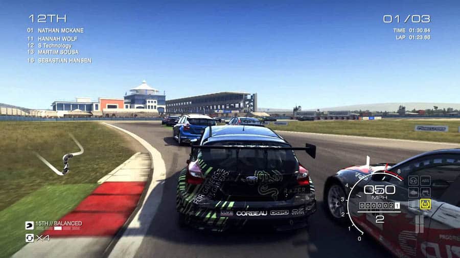 A picture of GRID Autosport, one of the best formula 1 games for switch.