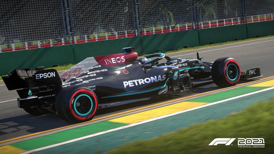 An official photo of F1 2021, one of the best formula 1 games for xbox.