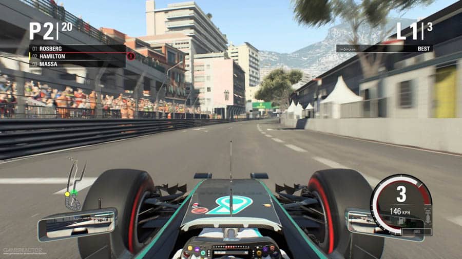 An official picture of F1 2015, one of the best Formula 1 games for xbox.