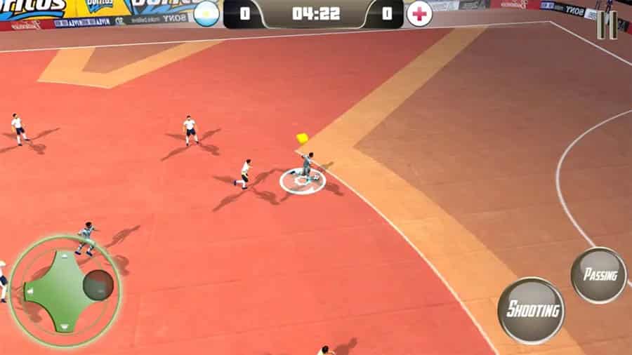 in game Picture of Futsal Football 2, One of best futsal games for android.