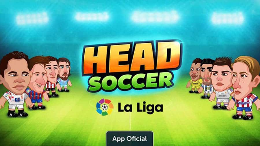 The Official Picture of LALIGA Head Football 23 SOCCER with its characters, One of best futsal games for android.