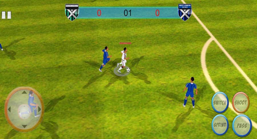 in game Picture of FIFA Mobile Soccer, One of best futsal games for android.