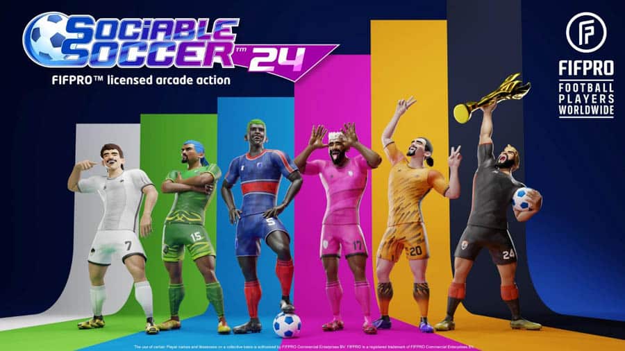 The Official Picture of Sociable Soccer, One of best futsal games for pc.